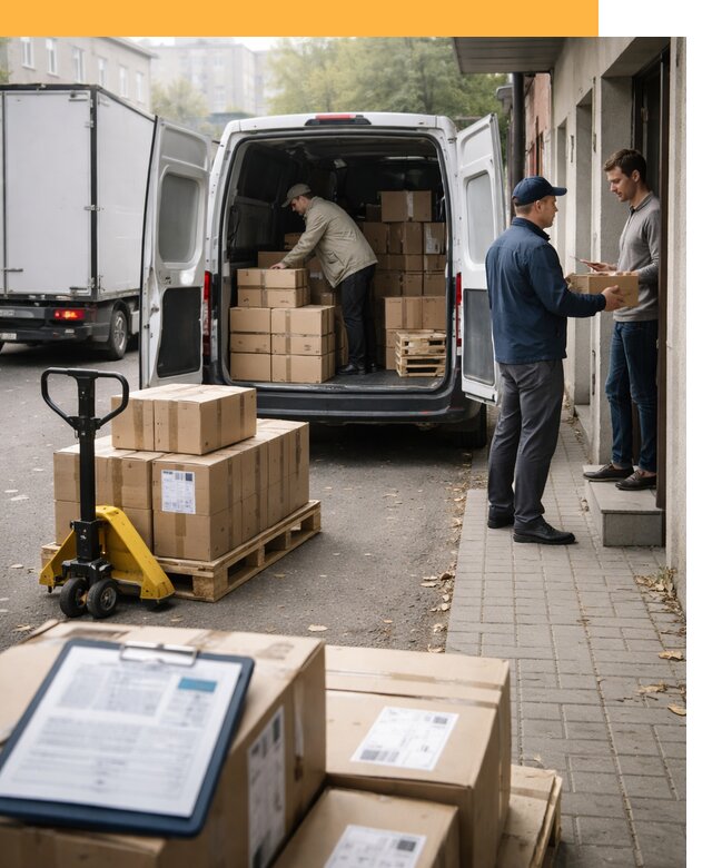 Доставка грузов от двери до двери с таможней от 48870 руб.