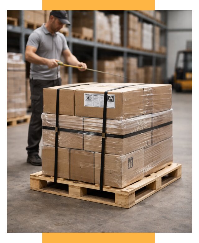 Упаковка и паллетирование грузов от 3801 р. | СетСервис-Нрю