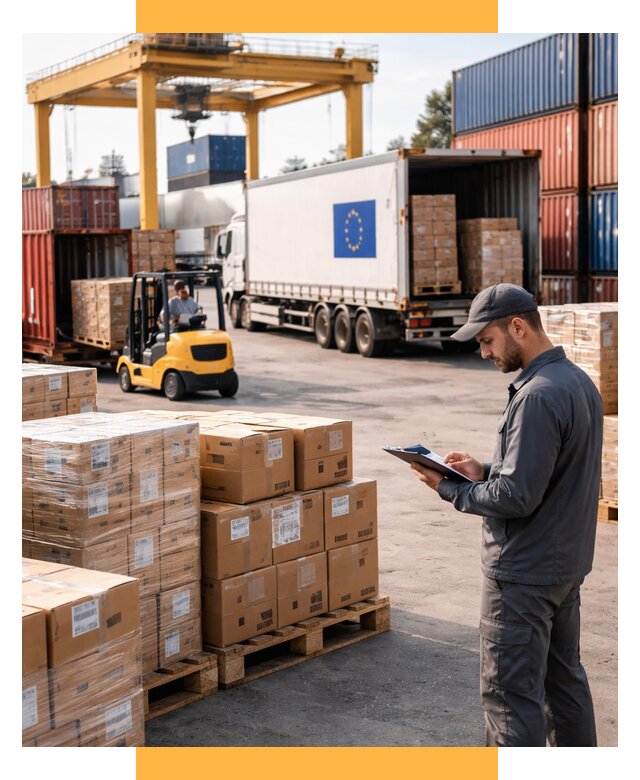 Доставка грузов из Европы от 13032 р., логистика СетСервис-Нрю