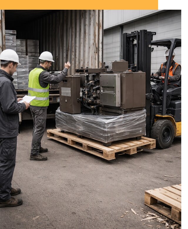 Доставка промышленного оборудования из Европы от 48870