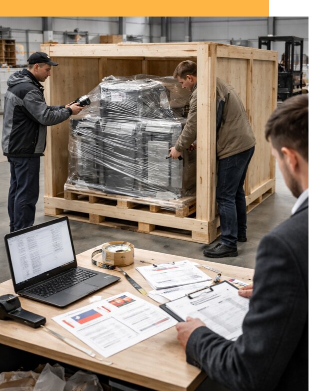 Доставка промышленного оборудования из США от 70590 руб