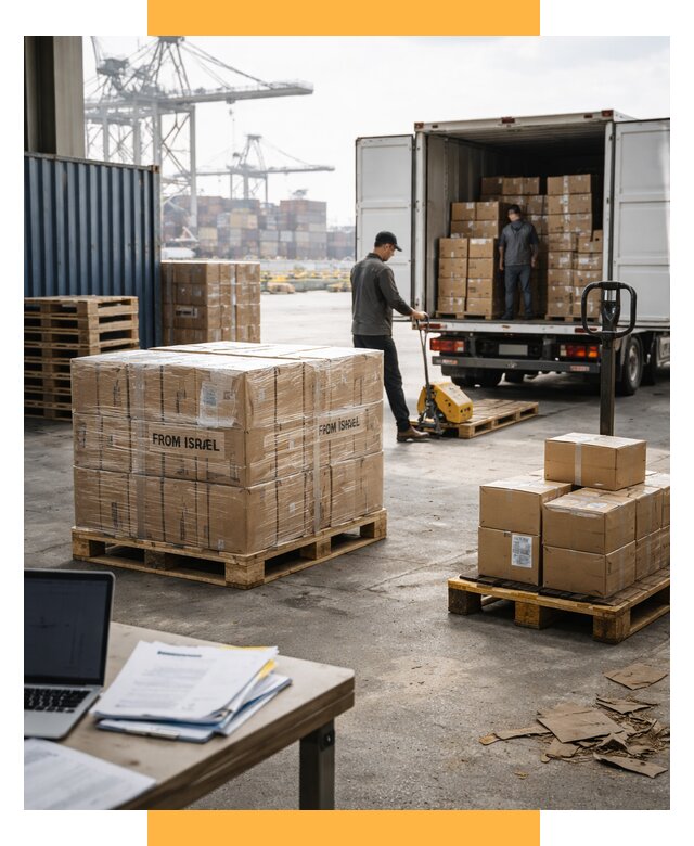 Доставка грузов из Израиля от 16290 р., логистика от СетСервис-Нрю
