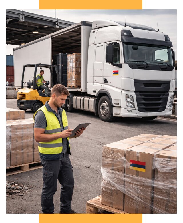 Автоперевозки из Армении от 103170 р. — услуги СетСервис-Нрю