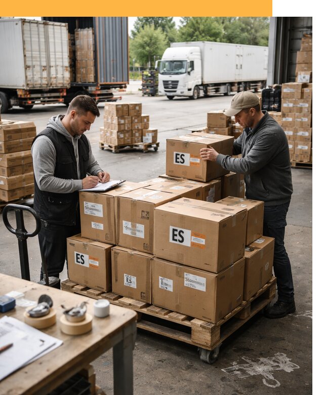 Доставка грузов в Испанию автотранспортом от 38010 руб