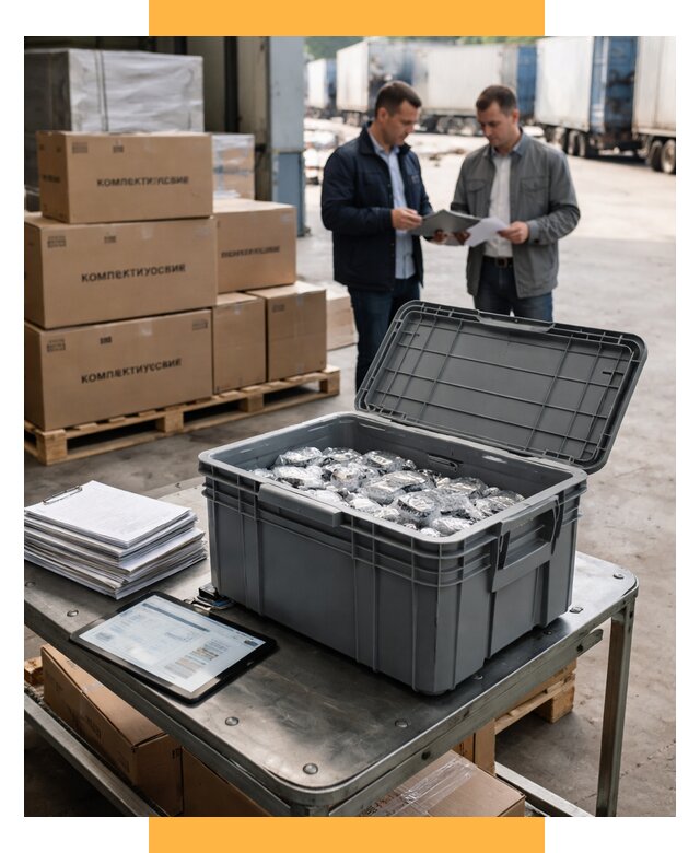 Перевозка комплектующих из Китая от 7059 р. | СетСервис-Нрю