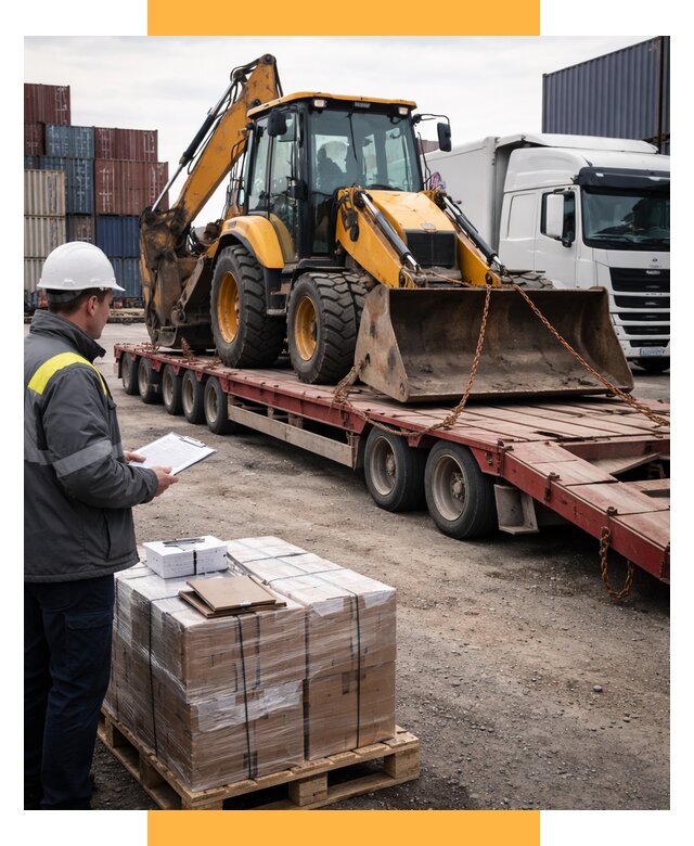 Международная перевозка спецтехники от 48870 р., СетСервис-Нрю