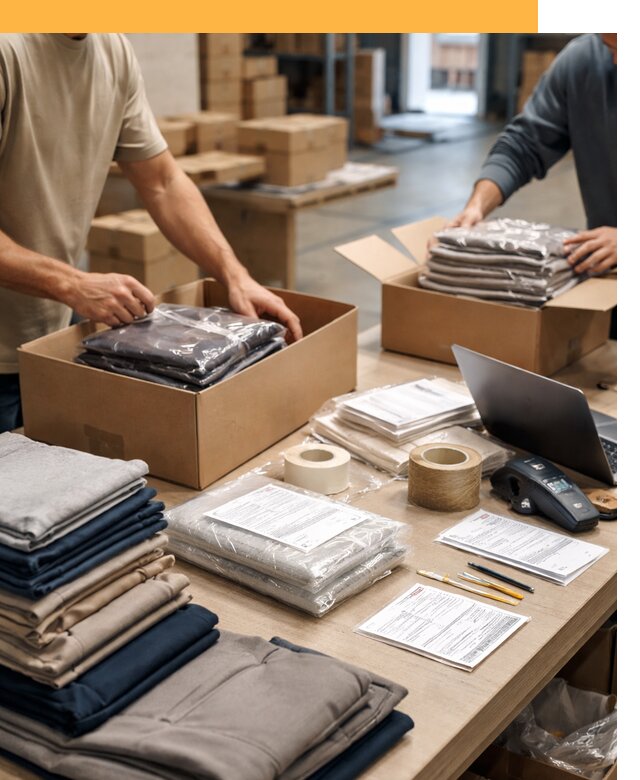 Перевозка одежды по миру от 8145 руб. с таможенным оформлением