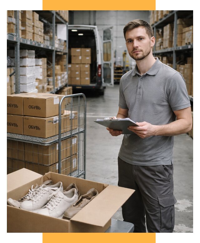 Доставка обуви из Китая и Турции от 4887 р. СетСервис-Нрю