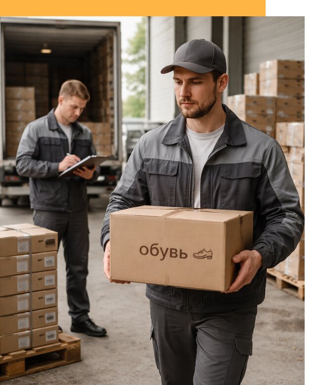 Международная перевозка обуви с таможенным оформлением от 4887