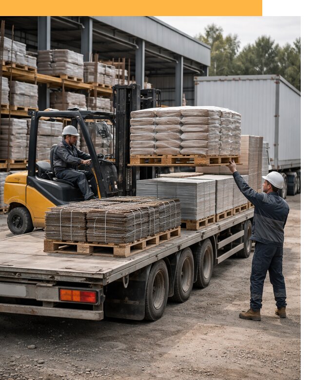 Перевозка строительных материалов по миру от 5973 руб