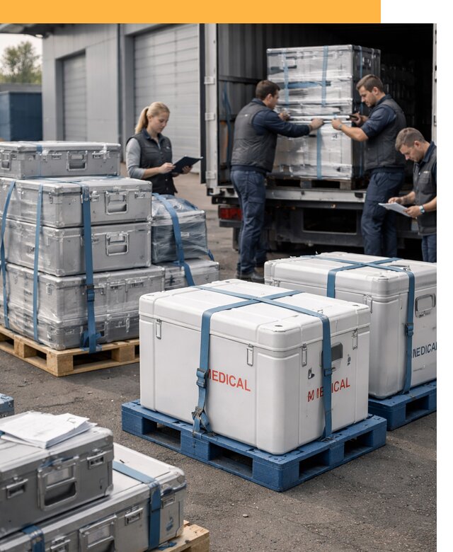 Перевозка медицинского оборудования по всему миру от 16290 руб