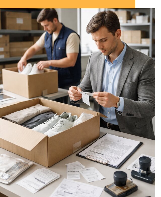 Таможенное оформление одежды и обуви по выгодной цене от 7059 руб