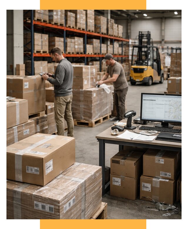 Склад консолидации в Европе от 7059 р., услуги СетСервис-Нрю