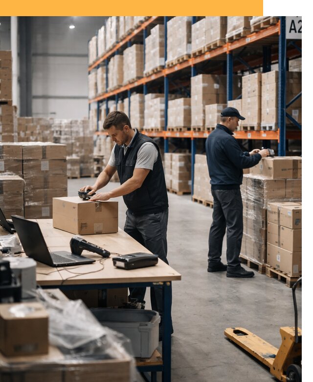 Склад консолидации в Европе: хранение, сортировка от 7059